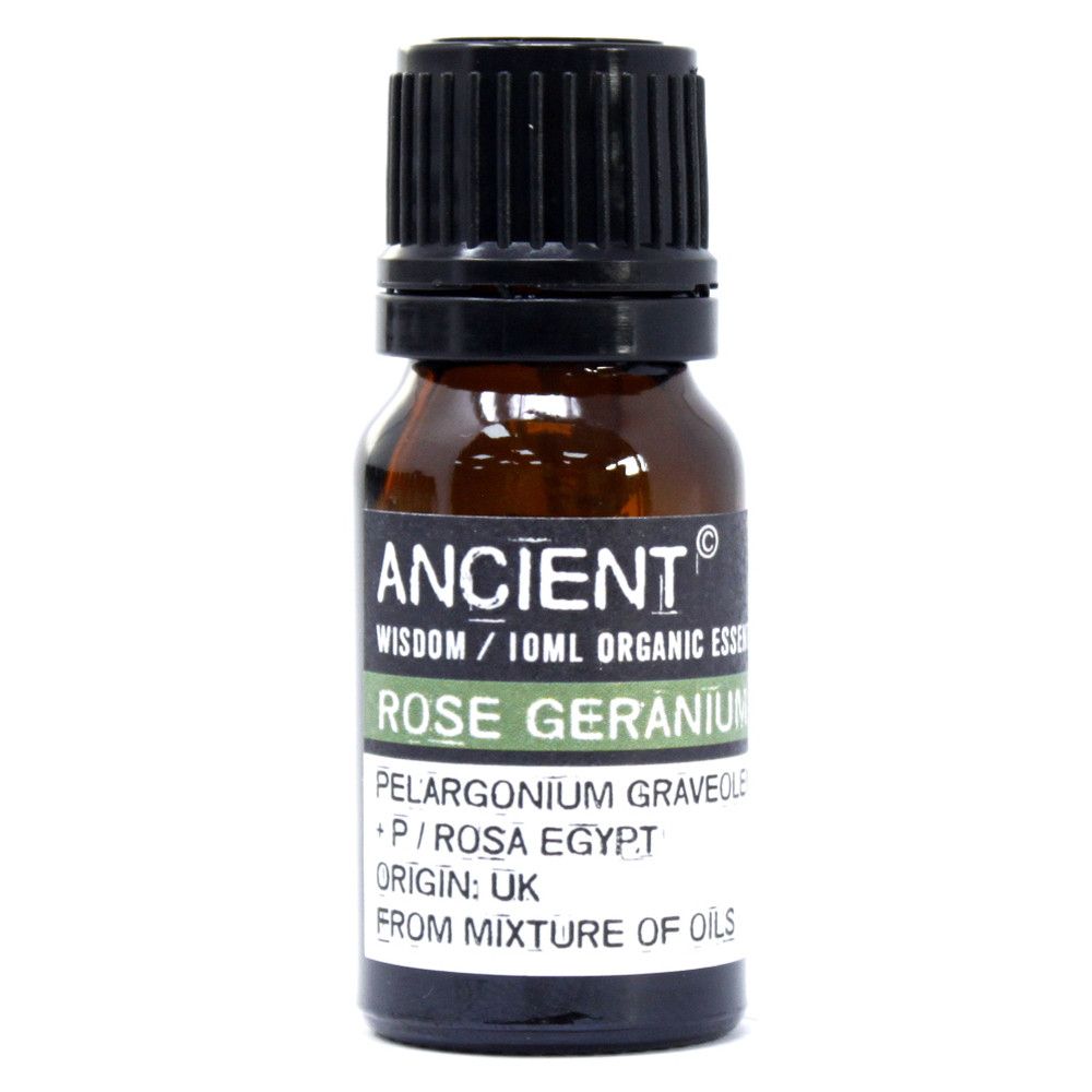Organic Rose Geranium Essential Oil – 10ml