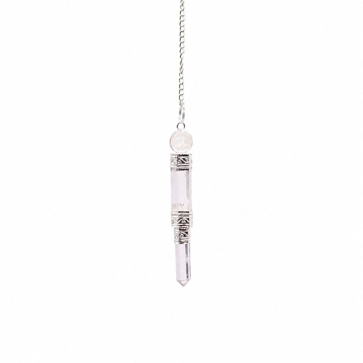 Three-Piece Rock Quartz Pendulum Set