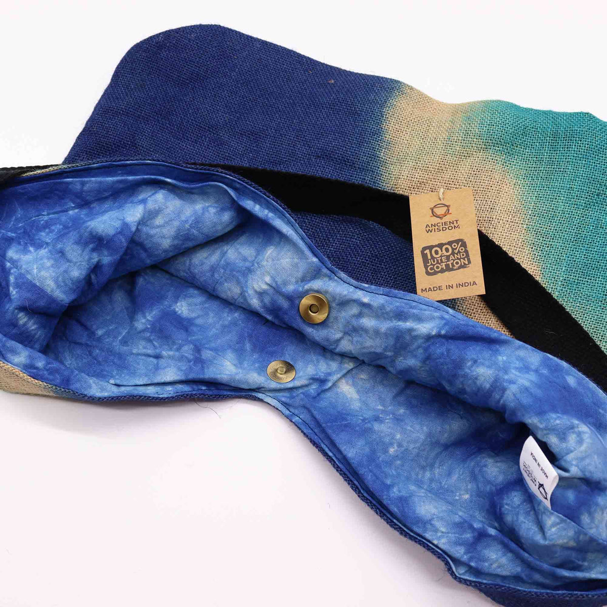 Denim Blue Soft Blend Shoulder Tote