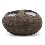 Natural Riverstone Double Candle Holder
