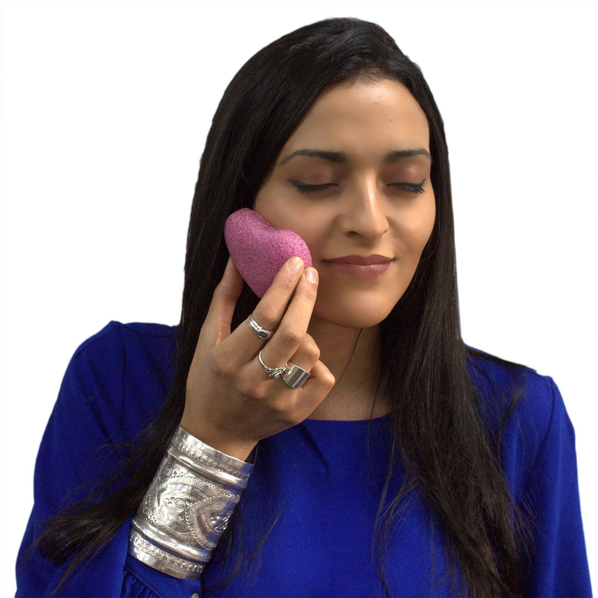 Rose Heart-Shaped Konjac Sponge