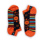 Mandala Flowers Low Trainer Socks – UK 36–40