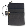 Charcoal Stonewash Tablet Pouch – 21 × 29cm