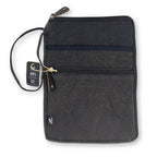 Charcoal Stonewash Tablet Pouch – 21 × 29cm