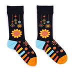 Mandala Flowers Bamboo Socks – EU 36–40