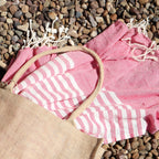 Hot Pink Cotton Pareo Throw – 100 × 180cm