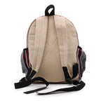 Small Hemp Backpack with Zig-Zag Zips