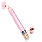 Rose Quartz Vibration Pad Face Roller