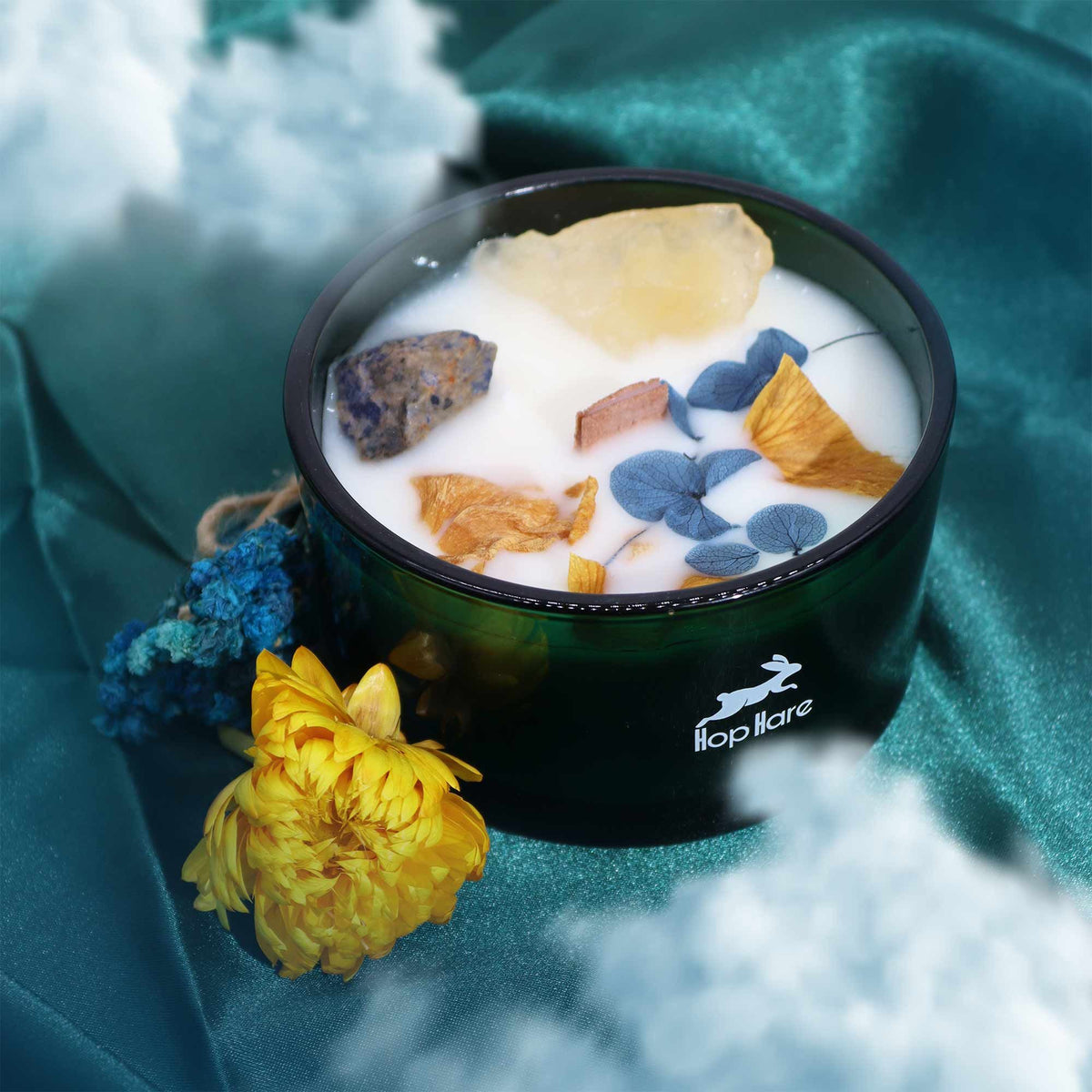 The Sun Crystal Magic Flower Candle