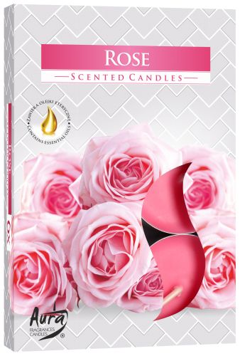 Rose Scented Tealights – Set of 6