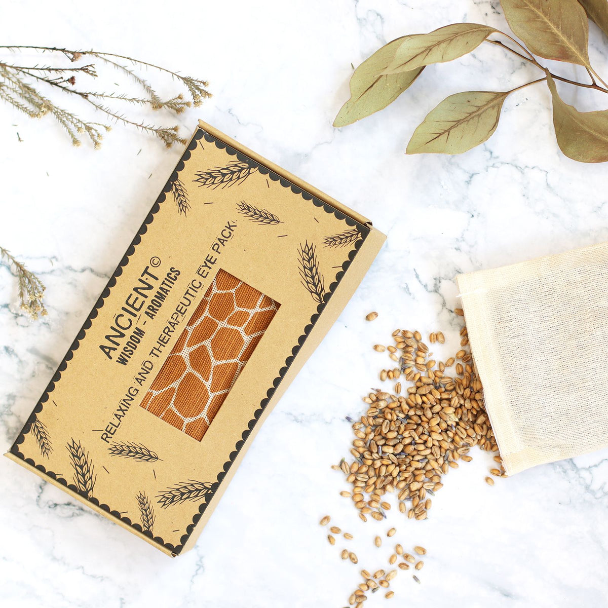 Lavender Eye Pillow with Gift Box – Madagascar Giraffe