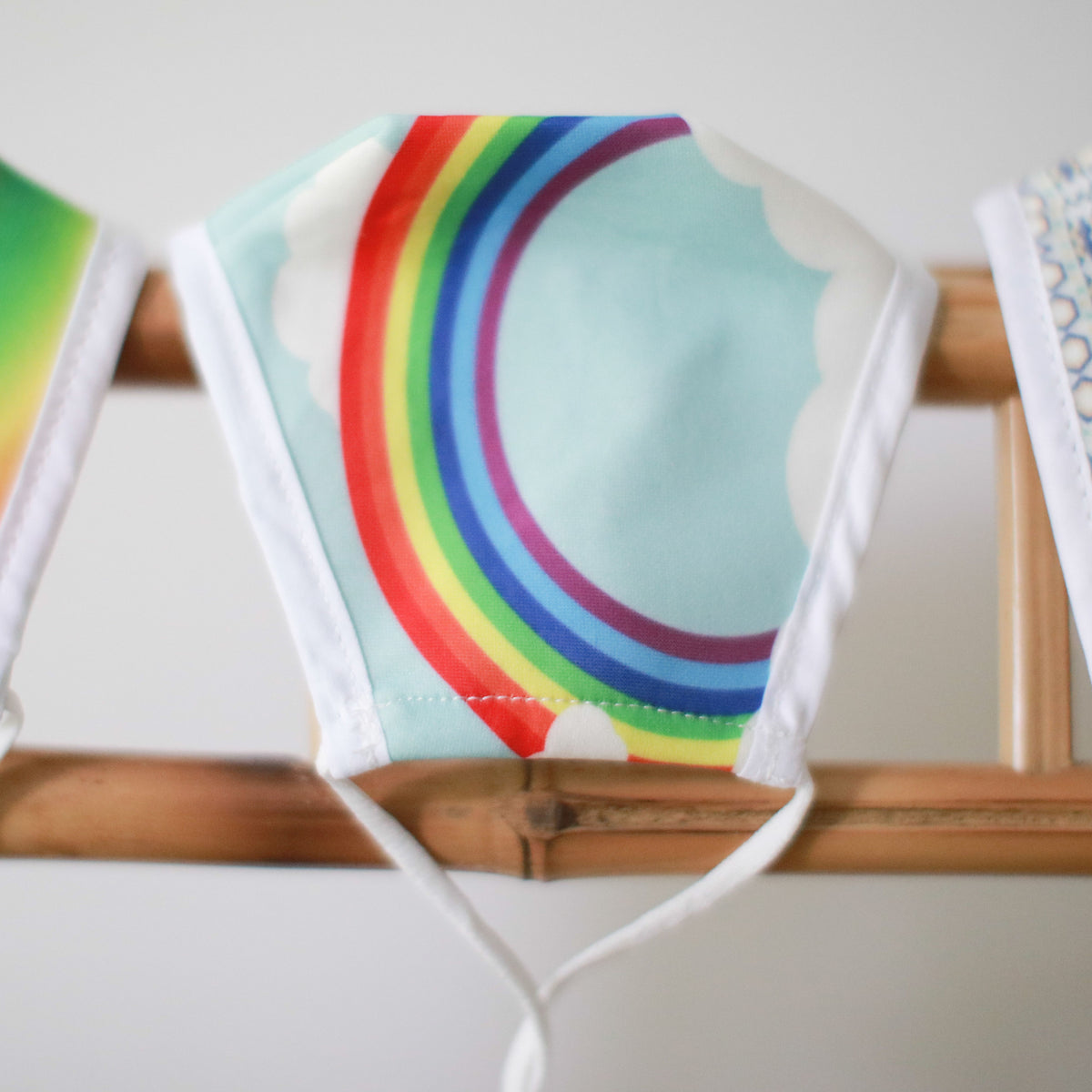 Rainbow Reusable Fashion Face Covering for Children