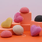 Rose Heart-Shaped Konjac Sponge