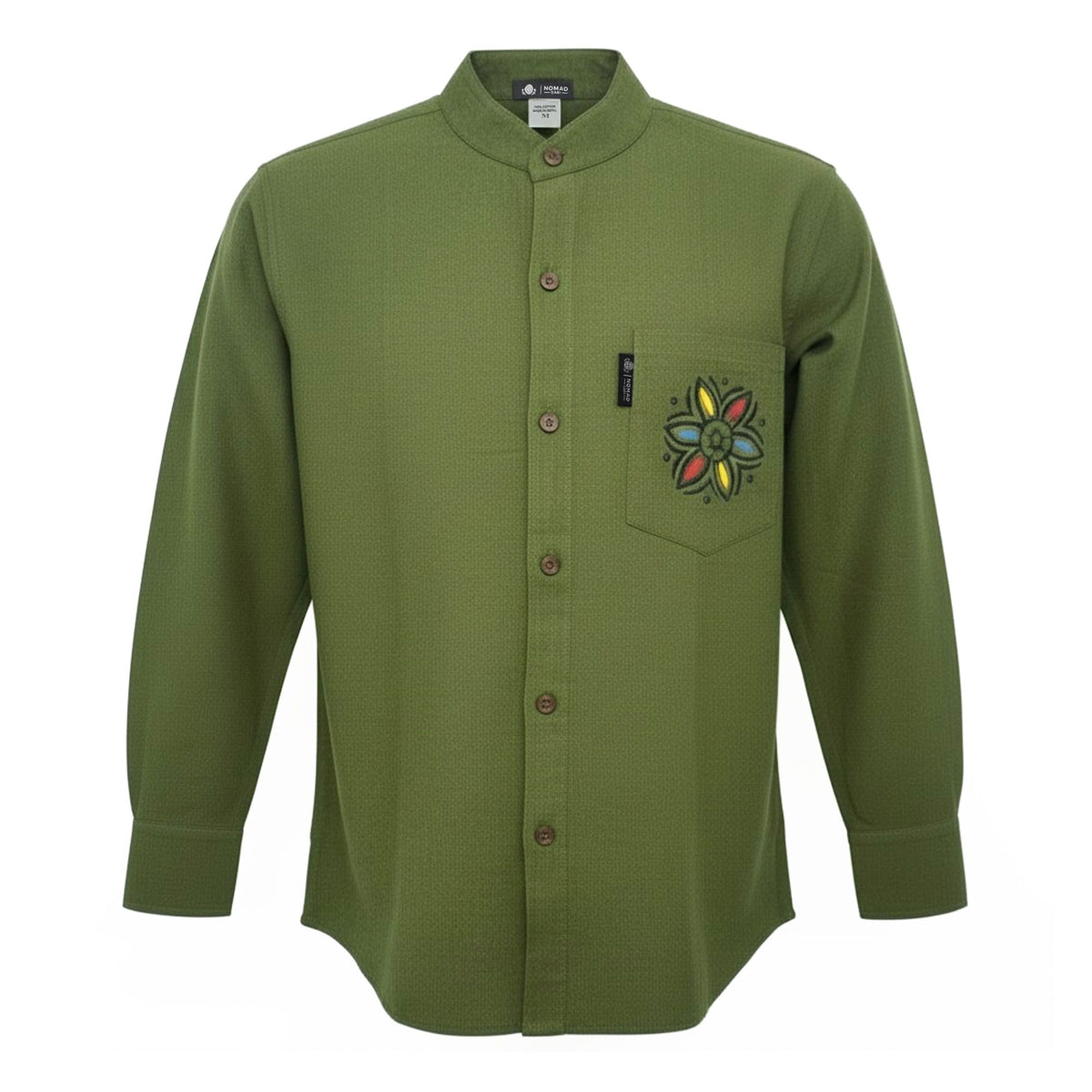 Nomad Sari Kathmandu Shirt – Forest Green, Large