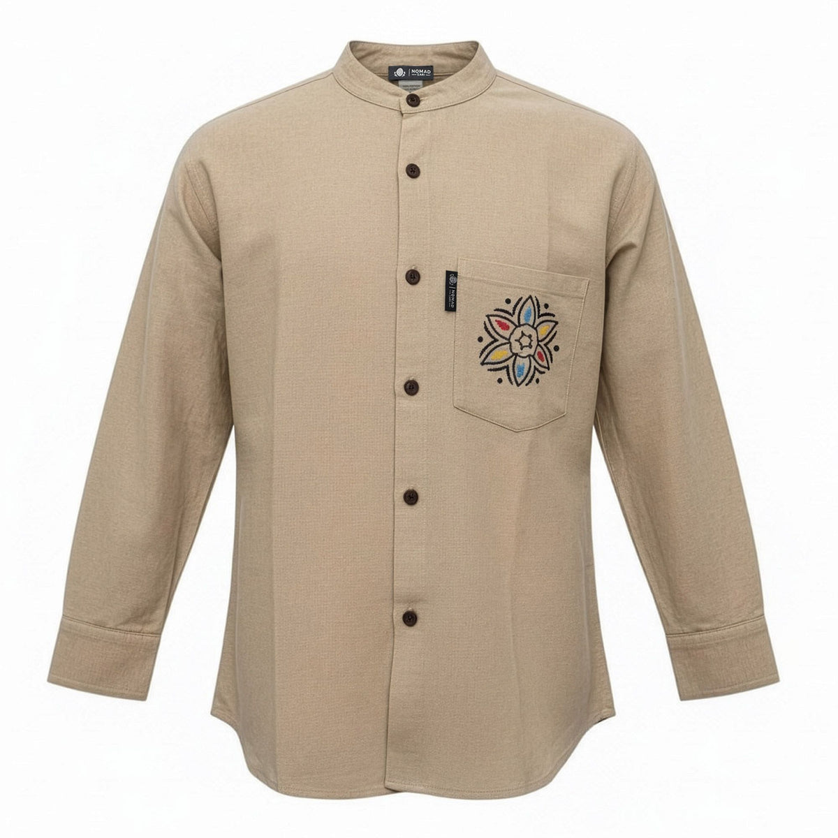 Nomad Sari Kathmandu Shirt – Stone, Large