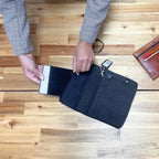 Charcoal Stonewash Tablet Pouch – 21 × 29cm