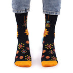 Mandala Flowers Bamboo Socks – EU 36–40