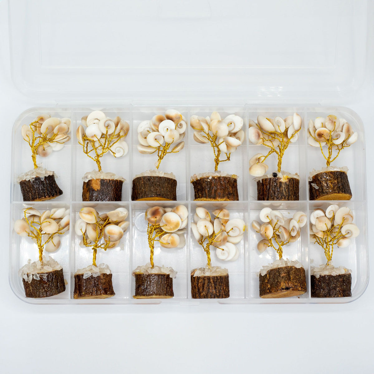 Small Gomati Chakra Stone Tree – 15 Stones