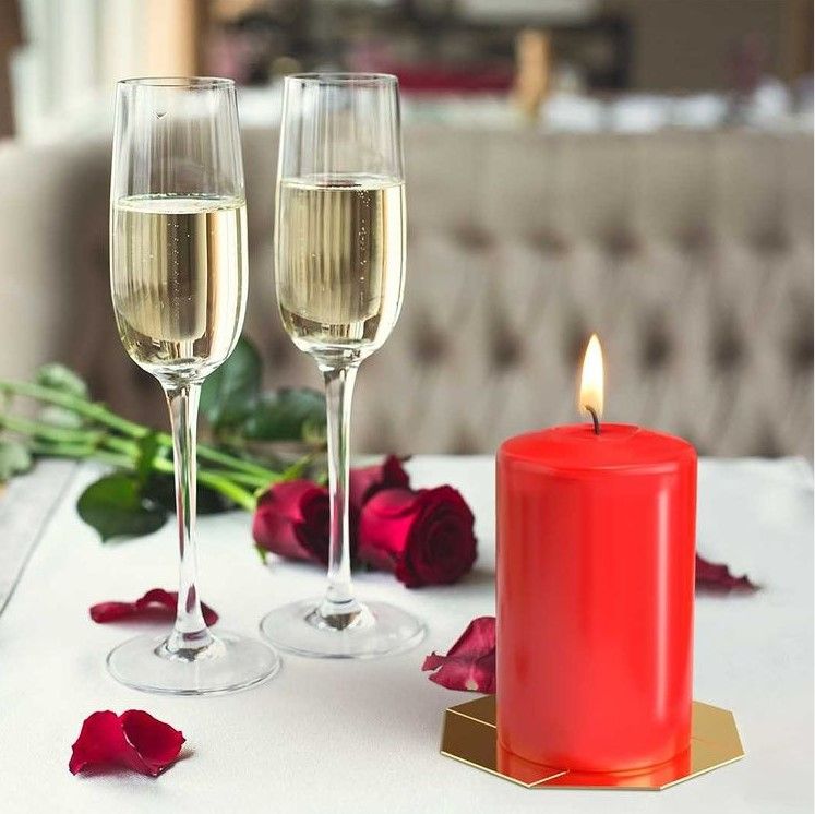 Red Pillar Candle – 60 x 120mm