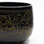 Yellow Magic Mushroom Cauldron Singing Bowl – 15cm