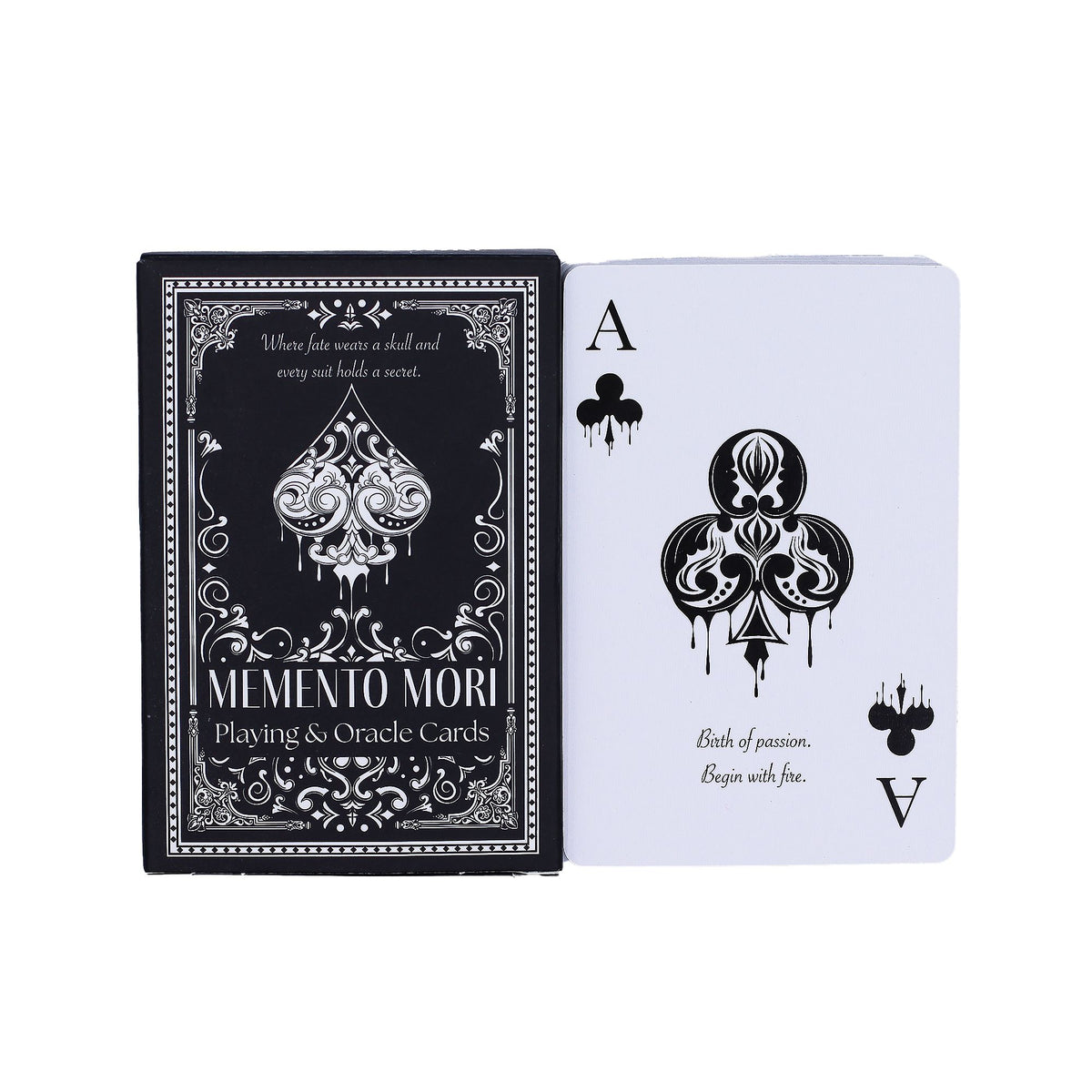 Memento Mori Gothic Playing Oracle Cards