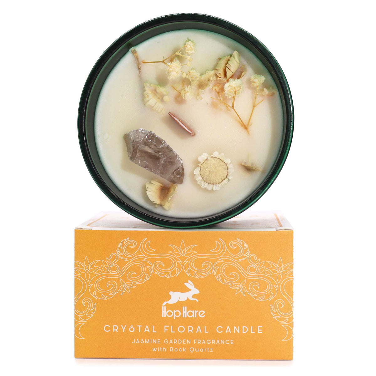 The Lion Crystal Flower Candle