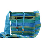 Spring Meadows Nepal Sling Bag – Green and Blue