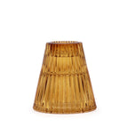 Flip Glass Dinner Candle & Tealight Holders – Antique Amber