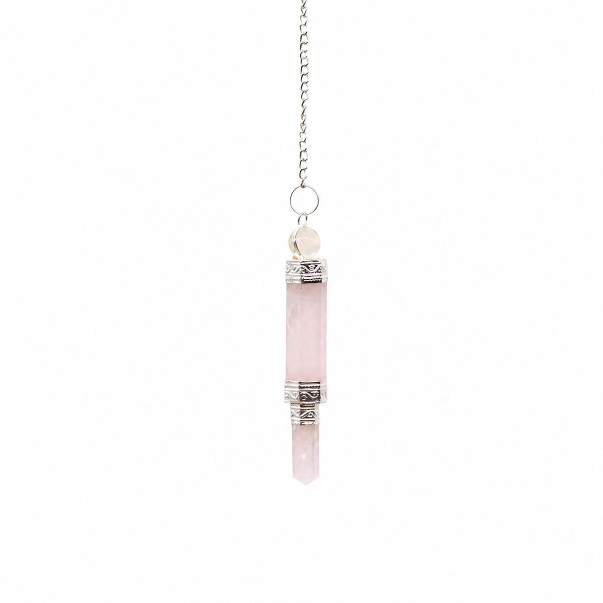 Rose Quartz Three-Piece Pendulum Set