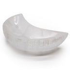 Selenite Moon Bowl – 15cm