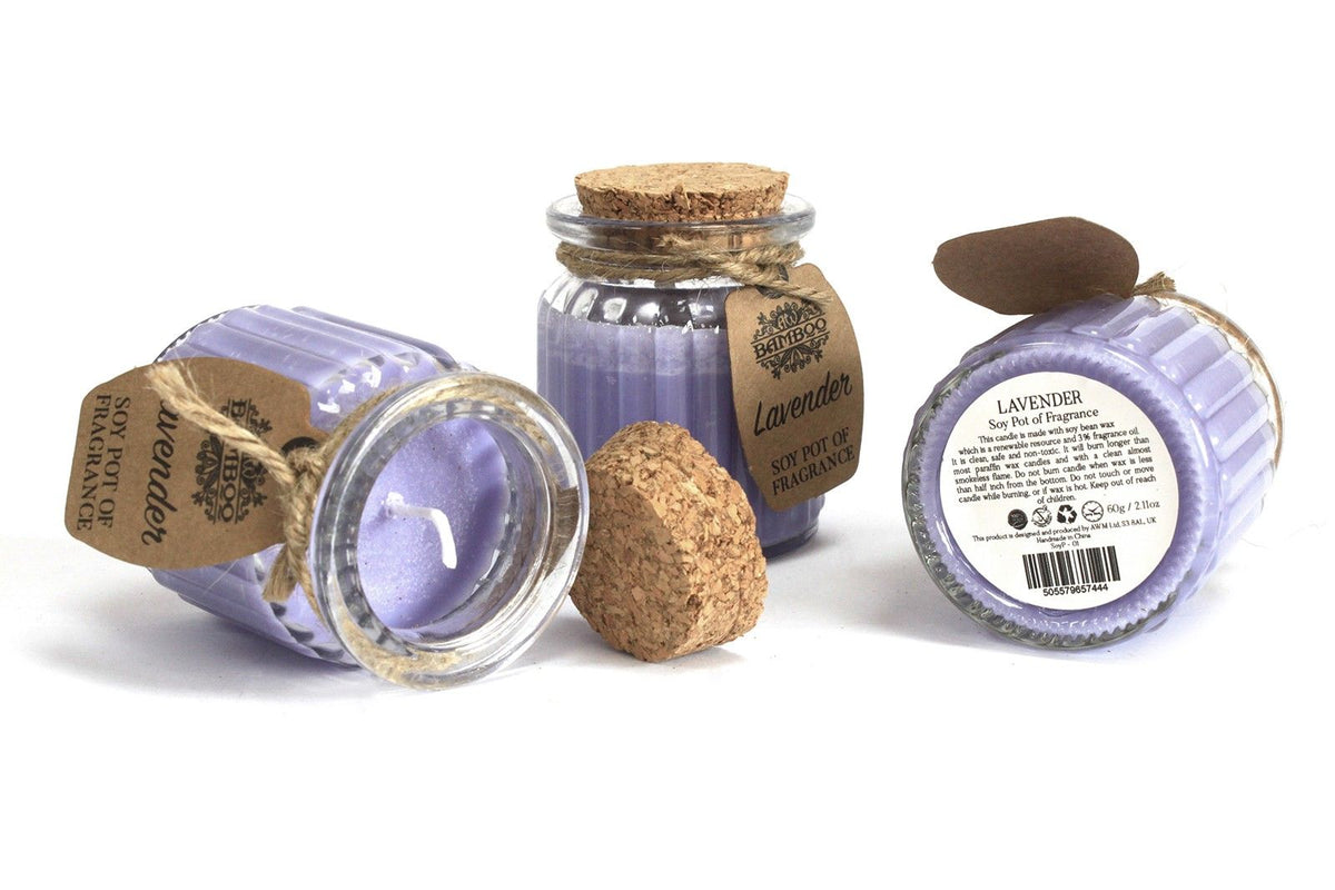 Pomegranate Scented Soy Wax Candle Pot