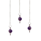 Amethyst Faceted Gemstone Pendulum