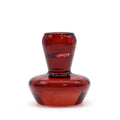Red Mushroom Glass Candle Holders – Set of 2