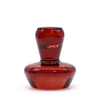 Red Mushroom Glass Candle Holders – Set of 2