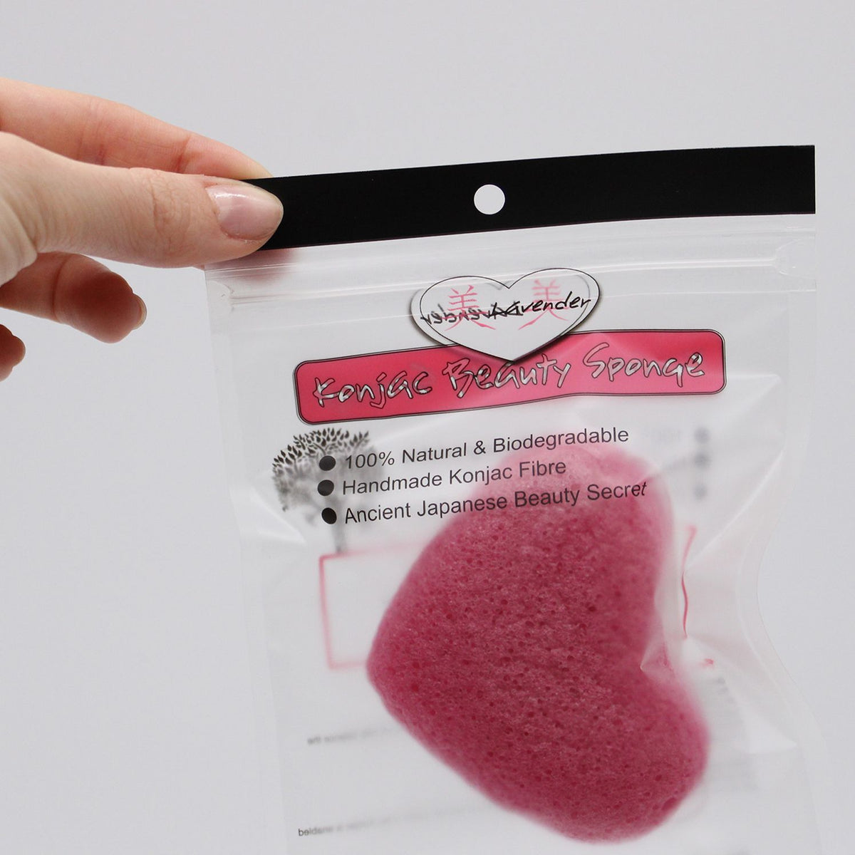 Rose Konjac Facial Sponge
