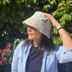 Patched Boho Festival Hat – Natural