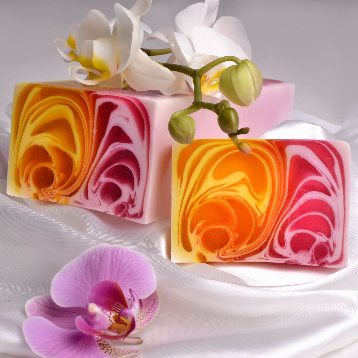 Orchid Handcrafted Soap Loaf – 1.2kg