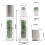 Sodalite Gemstone Roller Bottle with Silver Cap – 5ml