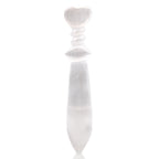 Spiral Selenite Ritual Knife – 25cm