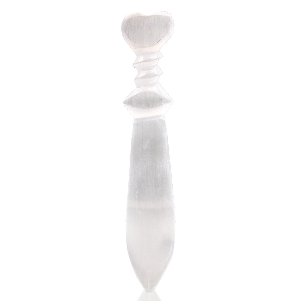 Spiral Selenite Ritual Knife – 25cm