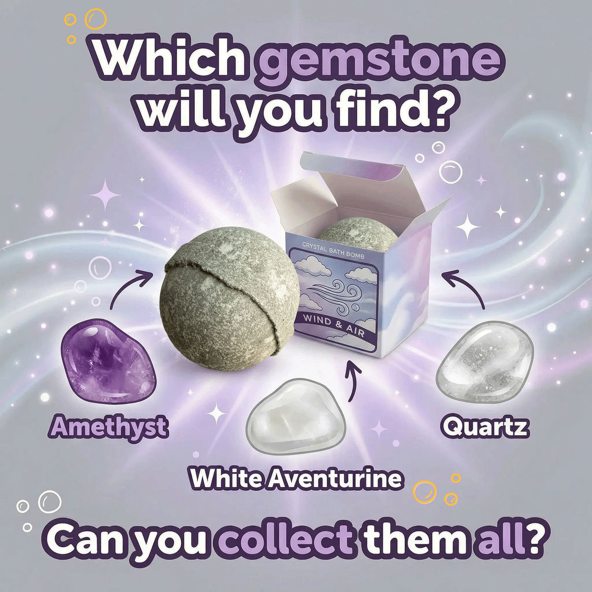 Air Element Crystal Bath Bomb