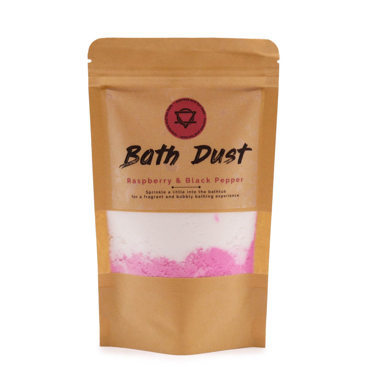 Raspberry & Black Pepper Bath Dust – 190g
