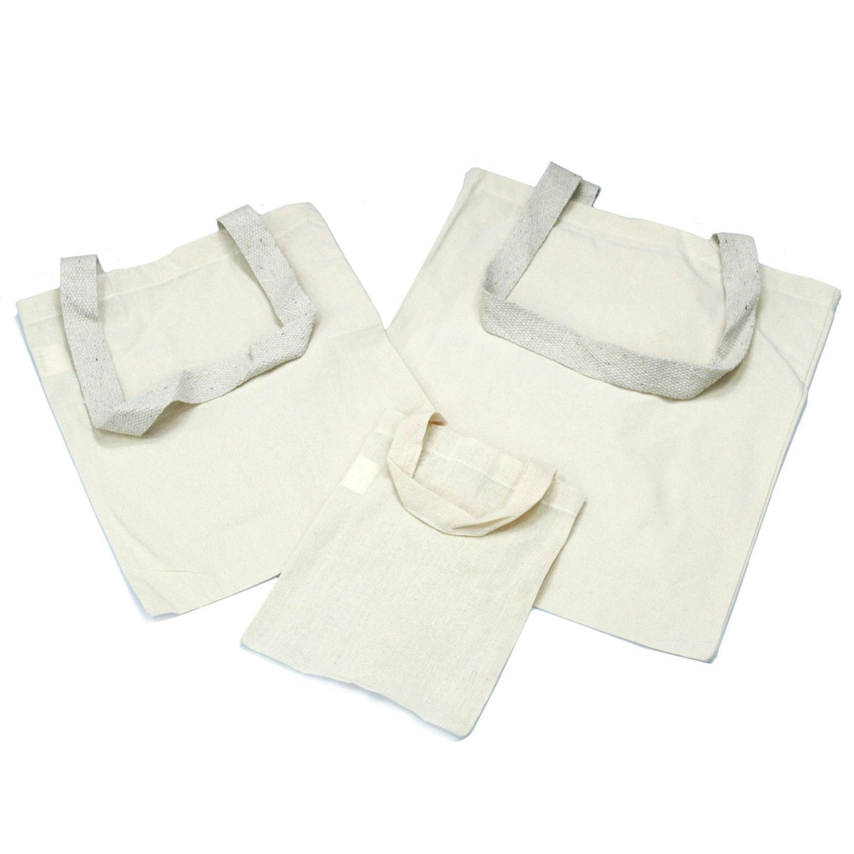 Small Natural Cotton Tote Bag – 25 x 20cm