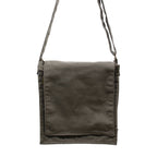 Cotton Canvas Messenger Bag – Graphite