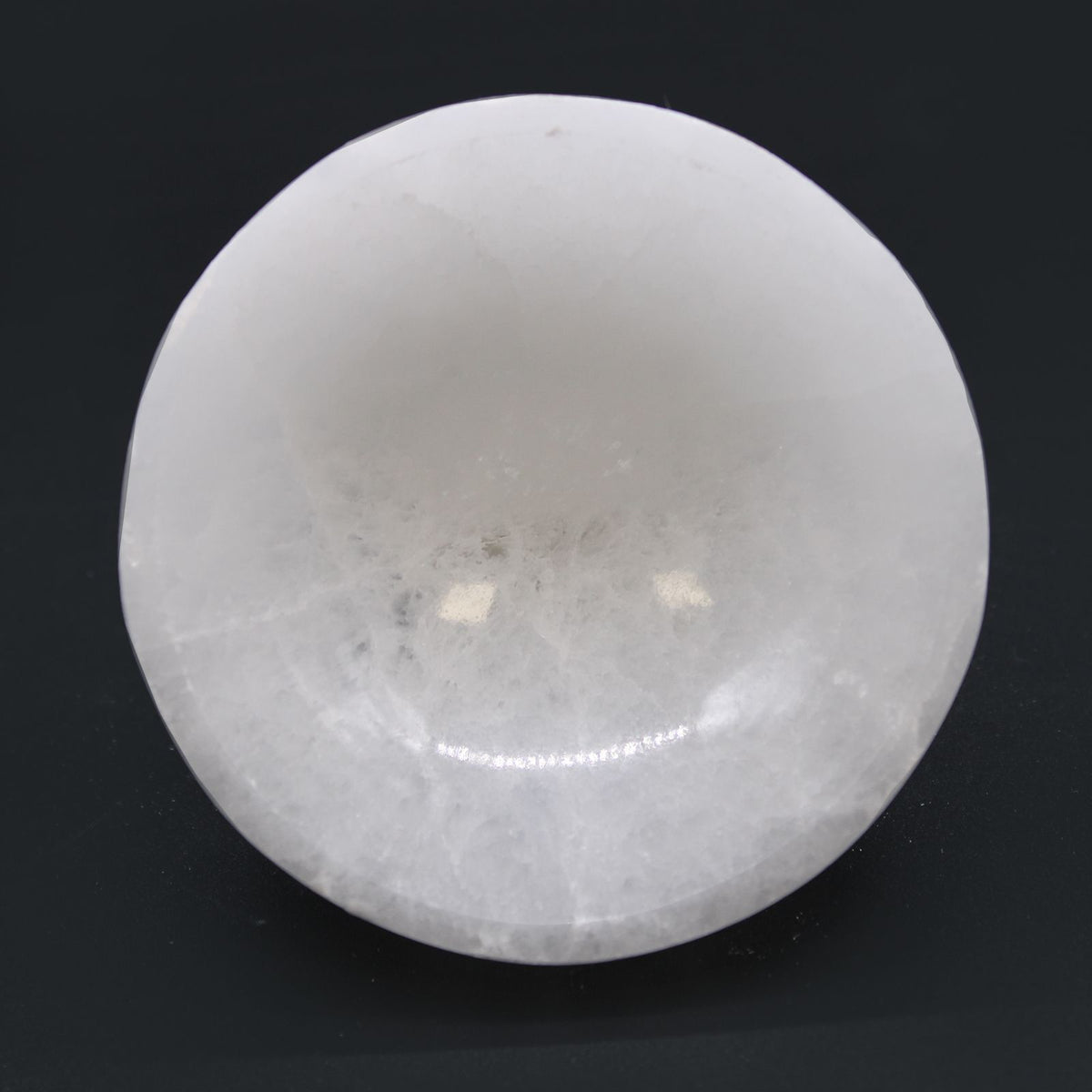 Round Selenite Bowl – 10cm
