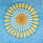 Teal and Orange Mandala Sarong