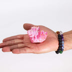 Rose Halo Quartz Geode – 100–150g