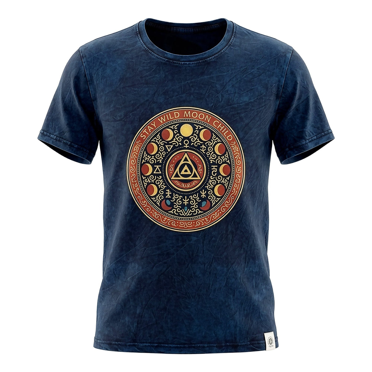 Stay Wild Moon Child T-Shirt – Blue, Large
