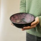 Pink Magic Mushroom Aluminium Singing Bowl – 20cm