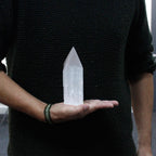 Selenite Pencil Point Tower – 15cm